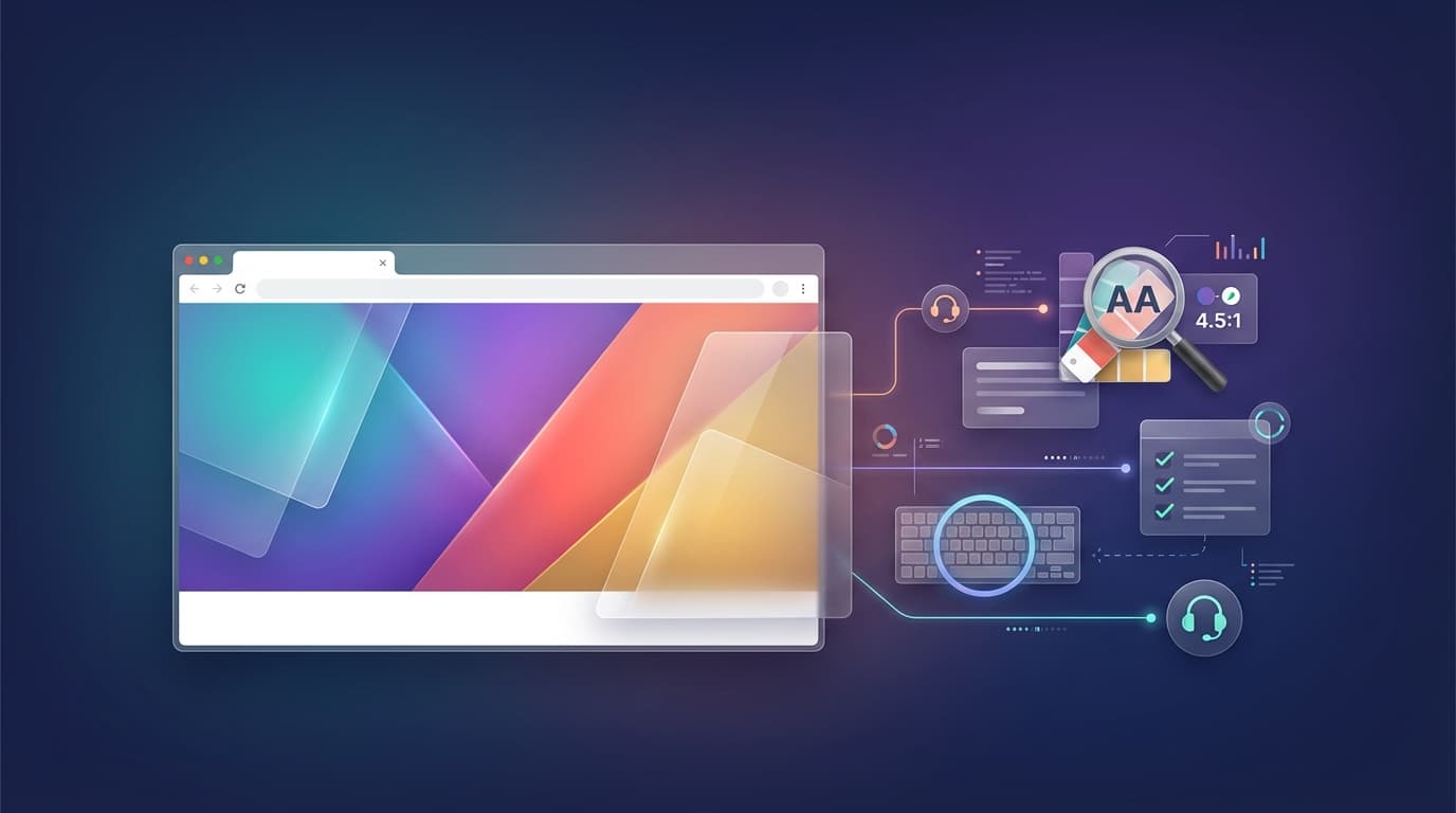 Gradient Backgrounds for Websites: Design, Accessibility, and Tests