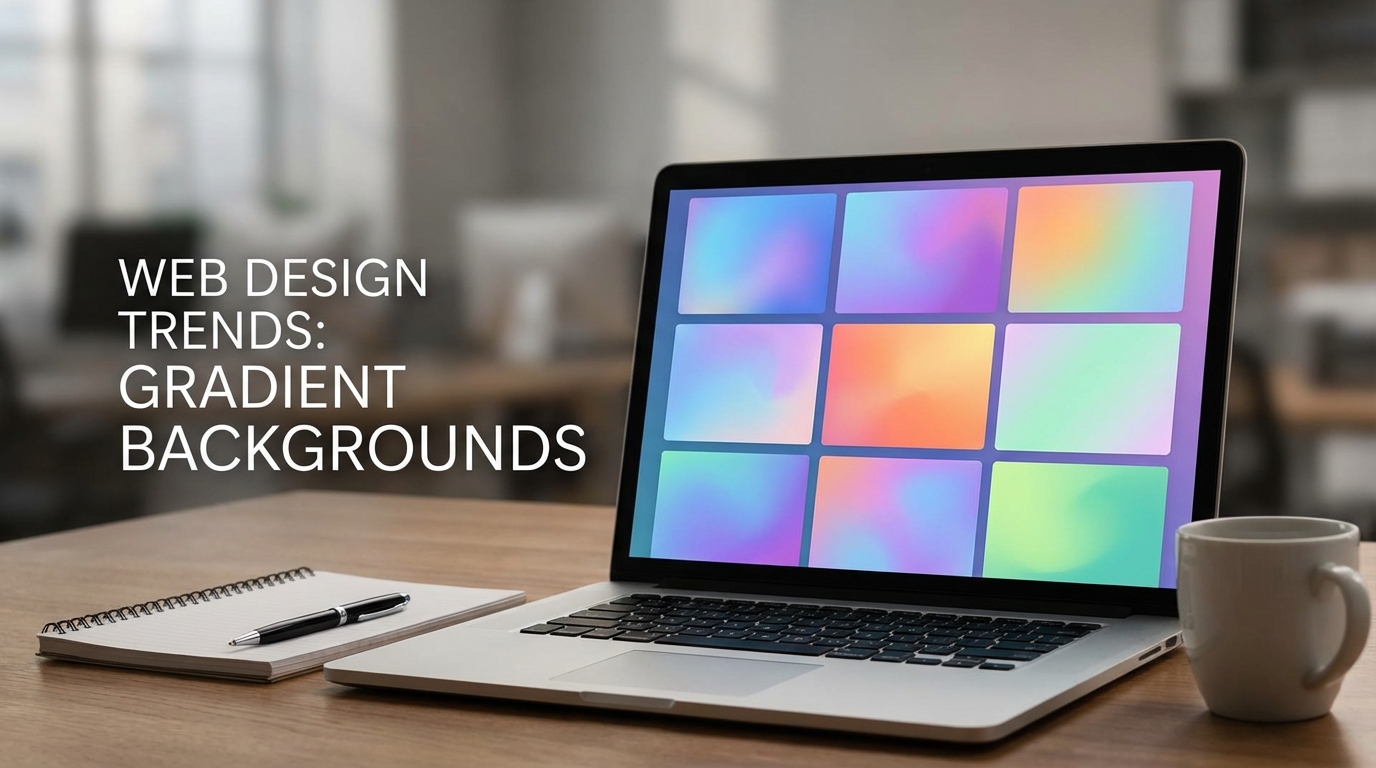 Gradient Backgrounds in Web Design: Storytelling and Accessibility