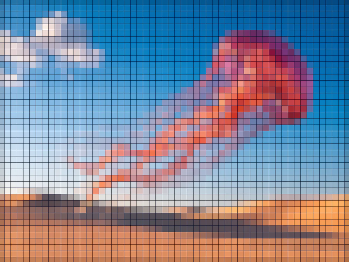 Pixelate Image example